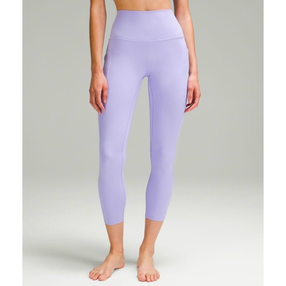 Lululemon Align High Rise Pant Leggings with Pockets Purple Lilac Smoke 14 NWT - Picture 1 of 12